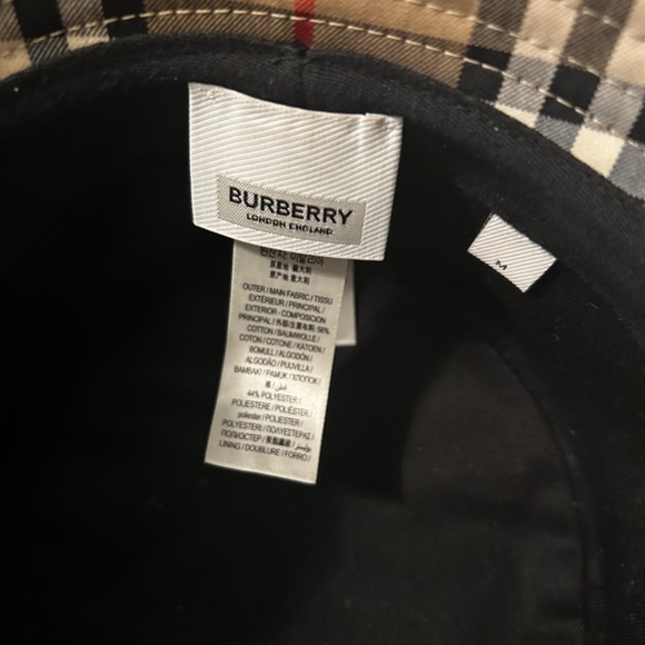 Burberry twill bucket hat Medium - Picture 2 of 5